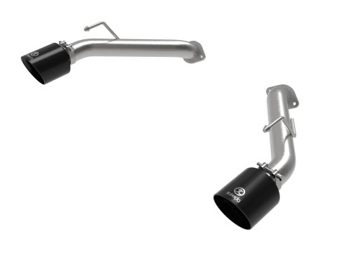 aFe Nissan Z 23-23 V6-3.0L Takeda 2-1/2in 304 SS Axle-Back Exhaust System w/ Black Tips thumbnail 8