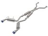 aFe Takeda 09-20 Nissan 370z 2-1/2 IN 304 Stainless Steel Cat-Back Exhaust System w/ Blue Flame Tip thumbnail 6