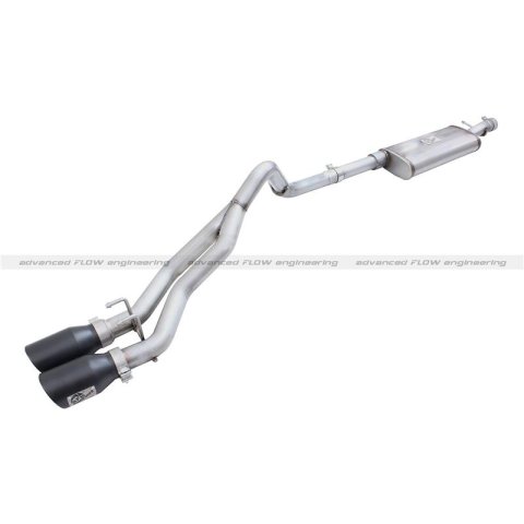 aFe Rebel Series 3in Stainless Steel Cat-Back Exhaust System w/Polished Tips 07-14 Toyota FJ Cruiser thumbnail 3