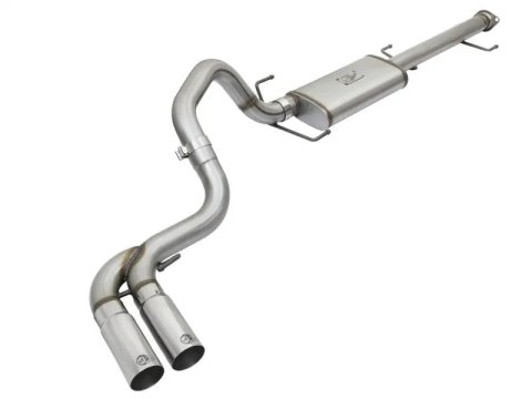 aFe Rebel Series 3in Stainless Steel Cat-Back Exhaust System w/Polished Tips 07-14 Toyota FJ Cruiser thumbnail 6