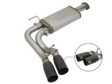 aFe Rebel Exhausts Cat-Back SS 16 Toyota Tacoma V6-3.5L w/ Black Tips thumbnail 2