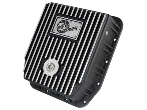 aFe Transmission Pan (Black); Ford Trucks 94-08 AODE thumbnail 1
