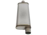 aFe MACH Force XP SS Muffler 3in Center Inlet / 3in Offset Outlet 22in L x 9in W x4in H Body thumbnail 4
