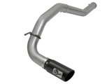 aFe LARGE Bore HD DPF-Back SS Exhaust w/ Black Tip 2016 Nissan Titan XD V8-5.0L (td) thumbnail 1