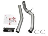 aFe LARGE Bore HD DPF-Back SS Exhaust w/ Black Tip 2016 Nissan Titan XD V8-5.0L (td) thumbnail 4