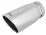 aFe Universal Bolt On Exhaust Tip Polished 5in Inlet x 6in Outlet x 12in Long thumbnail 1