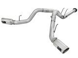 aFe Atlas Exhaust 4in DPF-Back Exhaust Aluminized Steel Polished Tip 11-14 ford Diesel Truck V8-6.7L thumbnail 2
