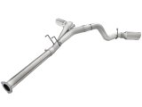 aFe Atlas Exhaust 4in DPF-Back Exhaust Aluminized Steel Polished Tip 11-14 ford Diesel Truck V8-6.7L thumbnail 8