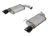 aFe MACH Force XP 2.5in 409 Stainless Axle Back Exhaust w/ Black Tips 15-17 Ford Mustang I4-2.3L (t) thumbnail 1