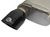 aFe MACH Force XP 2.5in 409 Stainless Axle Back Exhaust w/ Black Tips 15-17 Ford Mustang I4-2.3L (t) thumbnail 5
