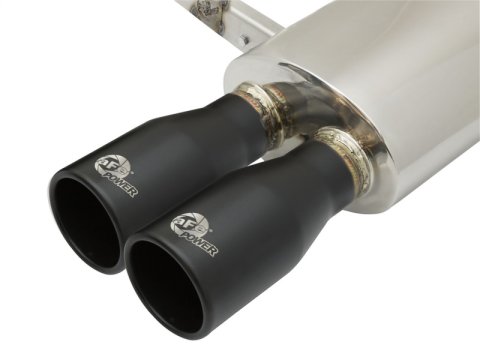 aFe MACH Force XP Exhausts Cat-Back SS-304 14-17 Mini Cooper S Hardtop 2-Door w/ Black Tips thumbnail 2
