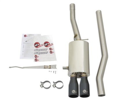 aFe MACH Force XP Exhausts Cat-Back SS-304 14-17 Mini Cooper S Hardtop 2-Door w/ Black Tips thumbnail 4