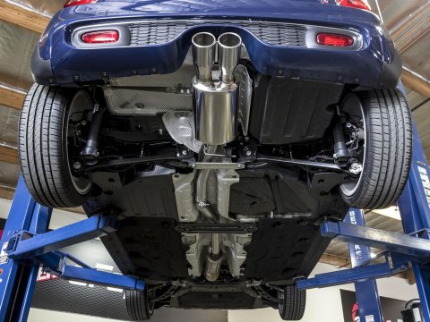 aFe MACH Force XP Exhausts Cat-Back SS-304 14-17 Mini Cooper S Hardtop 2-Door w/ Polished Tips thumbnail 2
