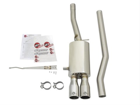 aFe MACH Force XP Exhausts Cat-Back SS-304 14-17 Mini Cooper S Hardtop 2-Door w/ Polished Tips thumbnail 6