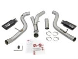 aFe Atlas Exhaust 4in Dual DPF-Back Al Steel w/ Black Tips 16-17 GM Diesel Truck V8-6.6L (td) LML thumbnail 3