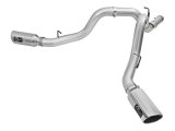 aFe Atlas Exhaust 4in Dual DPF-Back Al Steel w/ Pol Tips 16-17 GM Diesel Truck V8-6.6L (td) LML thumbnail 1
