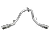 aFe Atlas Exhaust 4in Dual DPF-Back Al Steel w/ Pol Tips 16-17 GM Diesel Truck V8-6.6L (td) LML thumbnail 7