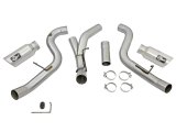 aFe Atlas Exhaust 4in Dual DPF-Back Al Steel w/ Pol Tips 16-17 GM Diesel Truck V8-6.6L (td) LML thumbnail 9