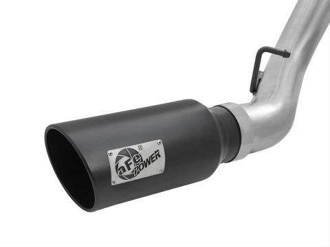 aFe LARGE Bore HD 4in Dual DPF-Back SS Exhaust w/Black Tip 16-17 GM Diesel Truck V8-6.6L (td) LML thumbnail 6