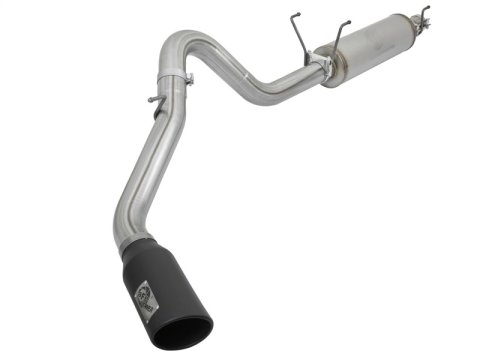 aFe MACH Force XP 4in Exhausts Cat-Back SS Side Exit 14-17 Dodge Ram 2500 V8-6.4L Hemi w/ Black Tips