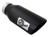 aFe MACH Force XP 4in Exhausts Cat-Back SS Side Exit 14-17 Dodge Ram 2500 V8-6.4L Hemi w/ Black Tips thumbnail 6
