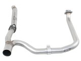 aFe Twisted Steel Delete Down-Pipe and Y-Pipe 2 to 2-1/2in Alum Steel Exhaust 12-16 Jeep Wrangler thumbnail 2