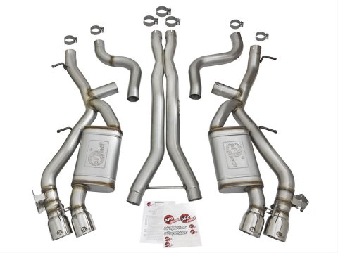 aFe MACH Force XP 3in 304 Stainless Steel Cat-Back Exhaust 16-17 Chevy Camaro SS V8-6.2L thumbnail 5