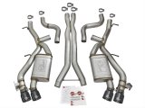 aFe MACH Force XP 3in 304 SS Cat-Back Dual Exhaust w/ Black Tips 16-17 Chevy Camaro SS V8-6.2L thumbnail 2