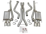 aFe MACHForce XP 3in 304 SS Cat-Back Dual Mode Exhaust w/ Polished Tips 16-17 Cadillac ATS-V V6-3.6L thumbnail 1