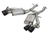 aFe MACH Force XP 3in 304 SS Axle-Back Exhaust Dual Exhaust (NPP) w/ Black Tips 16-17 Camaro SS V8 thumbnail 2