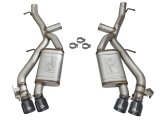 aFe MACH Force XP 3in 304 SS Axle-Back Exhaust Dual Exhaust (NPP) w/ Black Tips 16-17 Camaro SS V8 thumbnail 4