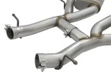 aFe MACH Force XP 3in 304 SS Axle-Back Exhaust Dual Exhaust (NPP) w/ Black Tips 16-17 Camaro SS V8 thumbnail 8