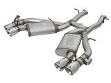 aFe MACH Force XP 3in 304 SS Axle-Back Dual Exhaust (NPP) w/ Polished Tips 16-17 Camaro SS V8-6.2L thumbnail 2