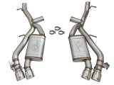 aFe MACH Force XP 3in 304 SS Axle-Back Dual Exhaust (NPP) w/ Polished Tips 16-17 Camaro SS V8-6.2L thumbnail 6