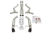 aFe MACH Force XP 3in 304 SS Sport Tone Cat-Back w/ Black Tips 15-17 Ford Mustang V6-3.7L/V8-5.0L thumbnail 4