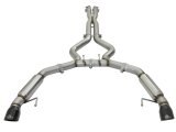 aFe MACH Force XP 3in 304 SS Sport Tone Cat-Back w/ Black Tips 15-17 Ford Mustang V6-3.7L/V8-5.0L thumbnail 8