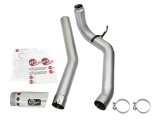aFe LARGE Bore HD Exhausts 4in DPF-Back SS-409 2016 Nissan Titan XD V8-5.0L CC/SB (td) thumbnail 4