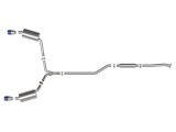 aFe 09-14 Acura TSX L4 2.4L Takeda 2-1/2in to 2-1/4in 304 SS Cat-Back Exhaust System w/BlueFlame Tip thumbnail 2
