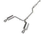 aFe 09-14 Acura TSX L4 2.4L Takeda 2-1/2in to 2-1/4in 304 SS Cat-Back Exhaust System w/Polished Tips thumbnail 1