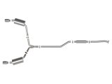 aFe 09-14 Acura TSX L4 2.4L Takeda 2-1/2in to 2-1/4in 304 SS Cat-Back Exhaust System w/Polished Tips thumbnail 2