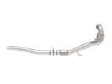 aFe Power Twisted Steel Down Pipe 3in 304 Stainless Steel w/ Cat 15-18 VW Golf R MKVII L4-2.0L (t) thumbnail 8
