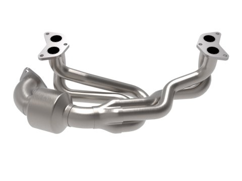 aFe Twisted Steel 304 Stainless Steel Header w/ Cat 13-19 Subaru Outback H4-2.4L thumbnail 1