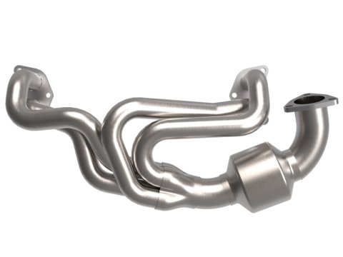 aFe Twisted Steel 304 Stainless Steel Header w/ Cat 13-19 Subaru Outback H4-2.4L thumbnail 4