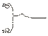 aFe POWER Takeda 3in to 2-1/2in 304 SS Cat-Back Exhaust w/ Polished Tips 22-23 Subaru WRX H4-2.4L(t) thumbnail 6