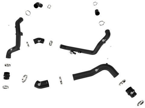 aFe 20-23 Ford Explorer ST V6 3.0L (tt) BladeRunner Aluminum Hot and Cold Charge Pipe Kit - Black thumbnail 8