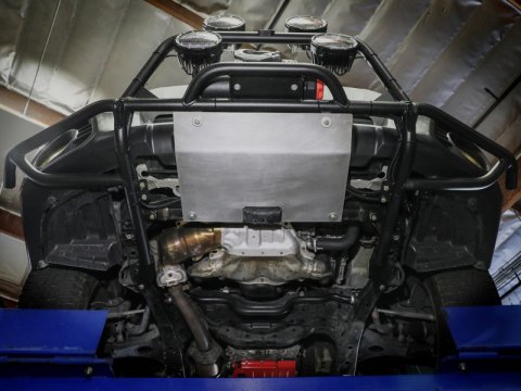 aFe POWER 10-14 Subaru Outback H4 2.5L / H6 3.6L Terra Guard Front Bumper w/ Winch Mount - Black thumbnail 5