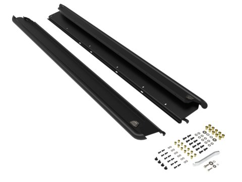 aFe POWER 10-14 Subaru Outback H4 2.5L / H6 3.6L Terra Guard Trail Slider Step - Black thumbnail 1