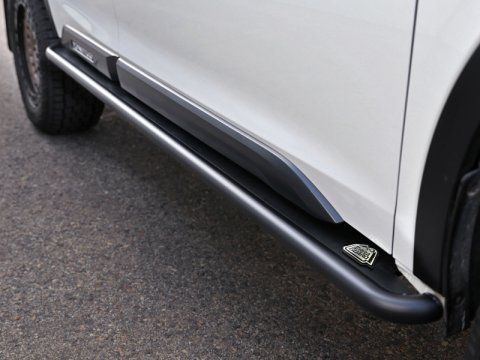 aFe POWER 20-23 Subaru Outback H4 2.4L (t) / H4 2.5L Terra Guard Trail Slider Steps - Black thumbnail 5