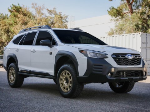 aFe POWER 10-14 Subaru Outback H4 2.5L / H6 3.6L Terra Guard Trail Steps - Black thumbnail 3