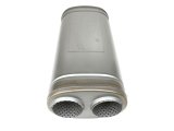 aFe MACH Force-Xp 409 SS Muffler 3in Dual Inlet/Dual Outlet 5in H x 8in W x 18in L - Oval Body thumbnail 8